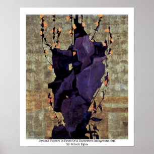 Stylized Blumen Poster