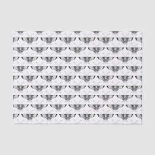 Stylized Kunst-Dekoschmetterling - Schwarzweiss Seidenpapier