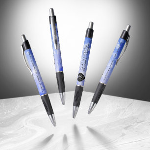 Stylo 65e anniversaire de l'élégant Mariage Blue Sapphir