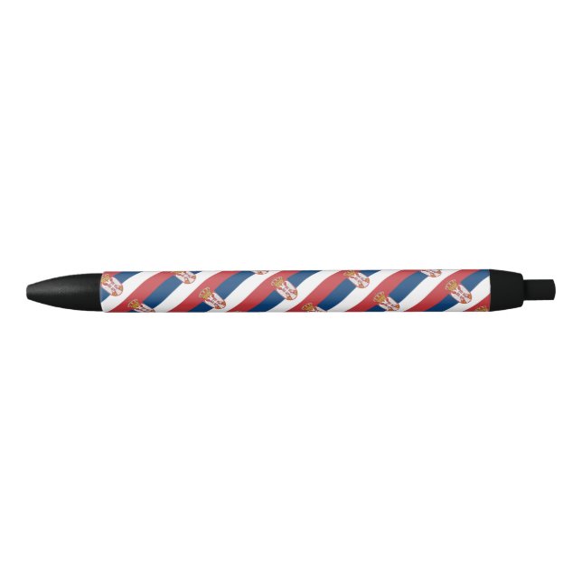 Stylo à bille du drapeau de la Serbie (Devant)