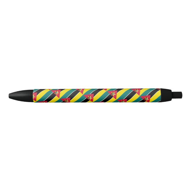 Stylo à bille du drapeau du Mozambique (Devant)