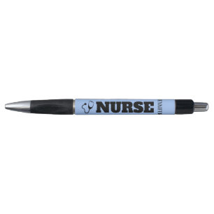 Stylo à l'encre noire de stéthoscope personnalis