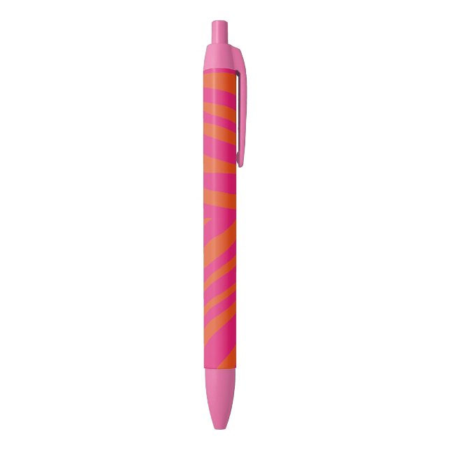 Stylo À Motif Rose Et Orange (Bas (Vertical))