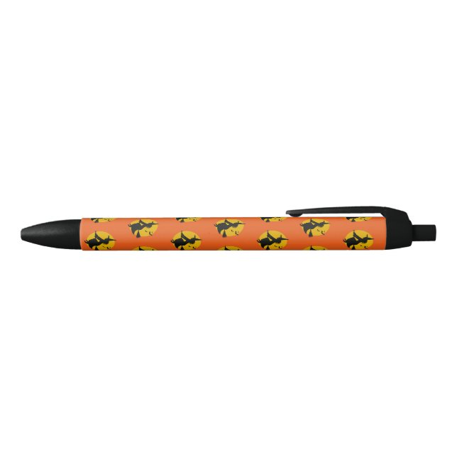 Stylo à sorcière volante d'Halloween (Haut)