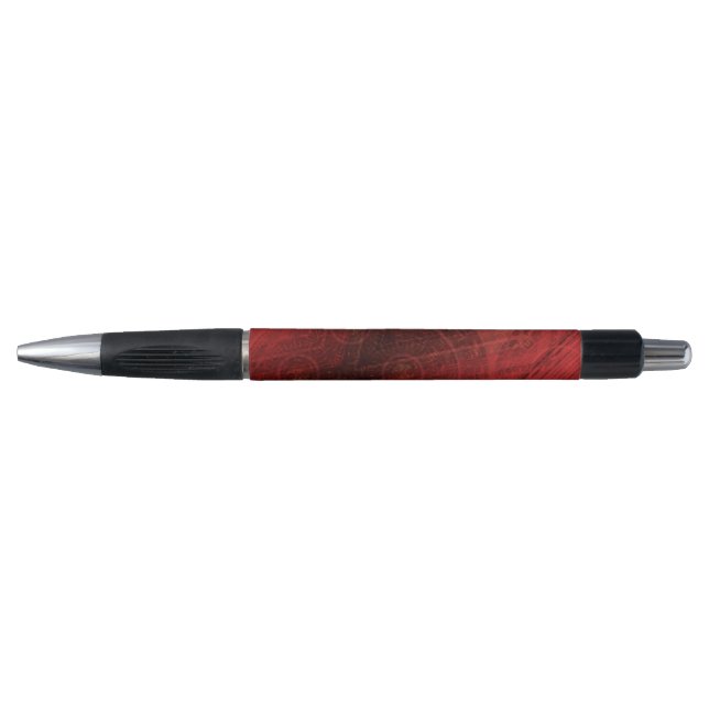 Stylo Acceptation | Médaillons de méditation rouge (Devant)