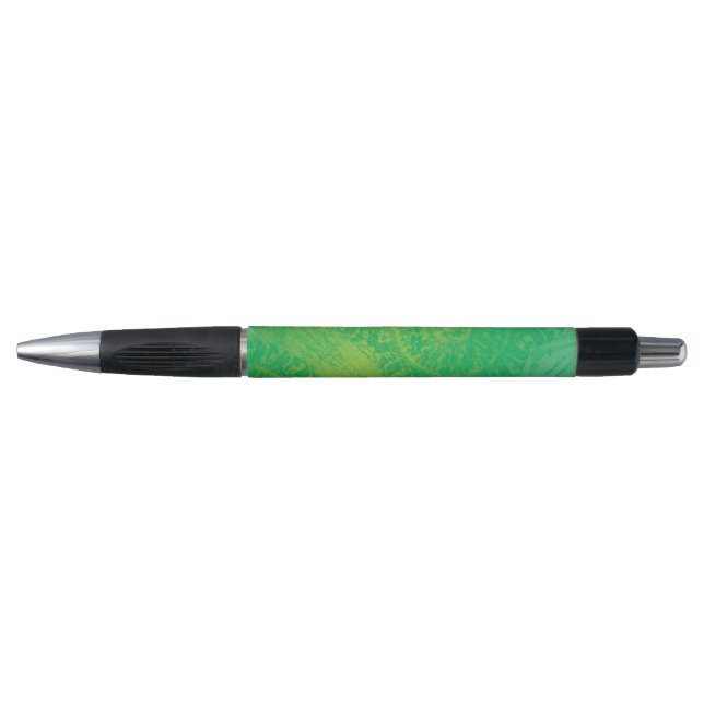 Stylo Acceptation | Médaillons de saumons jaunes bleus (Devant)