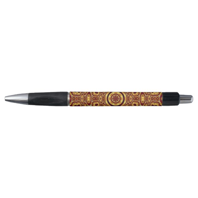 Stylo Afrique Motif d'art Abstrait (Devant)