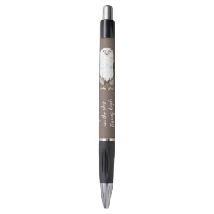 Stylo Aigle Brun Oiseau Nuages Poème