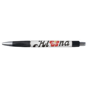 Stylo Aloha Hibiscus - plat design Hawaii + vos idées
