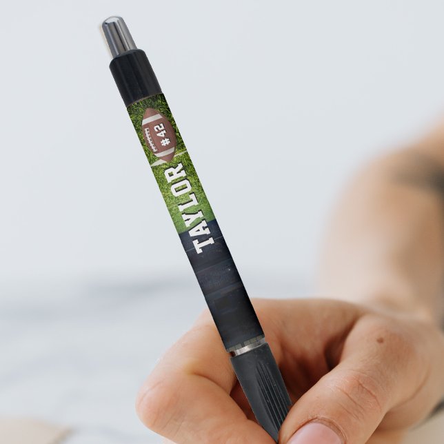 Stylo American Football Field Name Team Jersey Numéro (American football field ink pen)