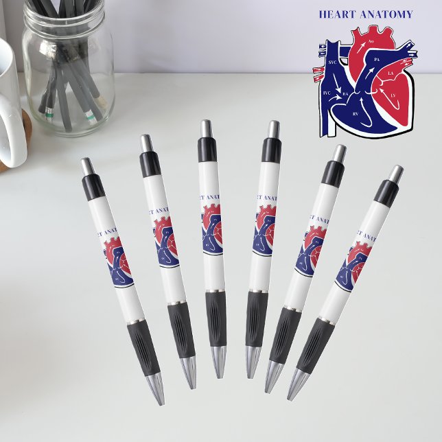 Stylo Anatomie du cœur- (Heart Anatomy- Pens)