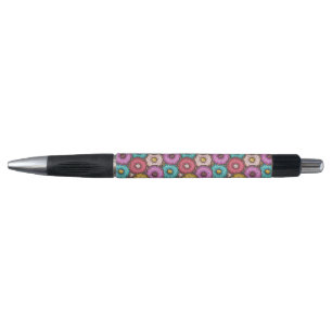 Stylo Aquarelle colorée beignets avec Motif d'arrosage
