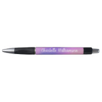 Aquarelle de Boho pourpre dégradé Nom personnalisé