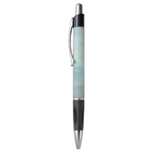 Stylo arrière - plan d'aquarelle dans bleu et jaune en