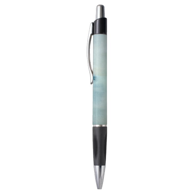 Stylo arrière - plan d'aquarelle dans bleu et jaune en (Haut (Vertical))