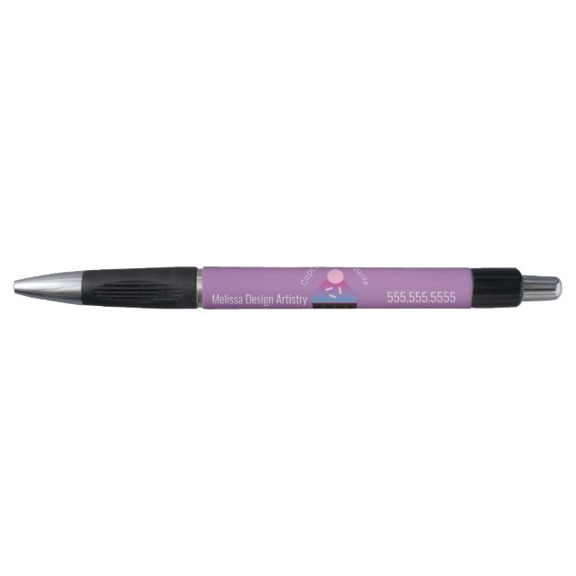 Stylo Baker Baking Business Logo Ombre Cupcake (Devant)