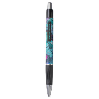 Stylo Balances en mosaïque colorée de sirène ou de drago
