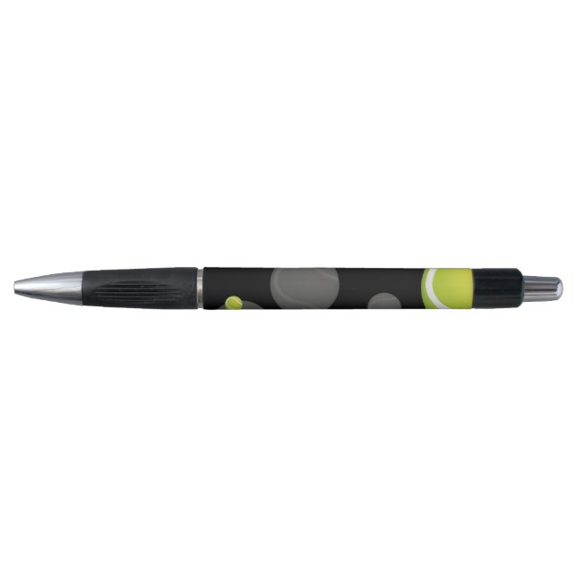 Stylo Bals de tennis éparpillés| Cadeaux Cool de sport (Devant)