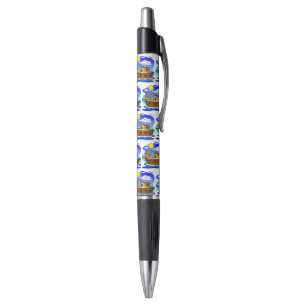Stylo Bateau de pêche dessin animé