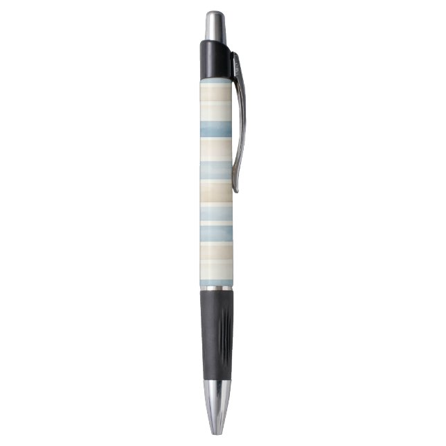 Stylo Beach Blue Cream Stripes   (Bas (Vertical))