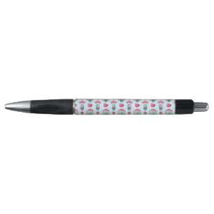 Stylo Beau Floral Mason Jar Hearts Motif