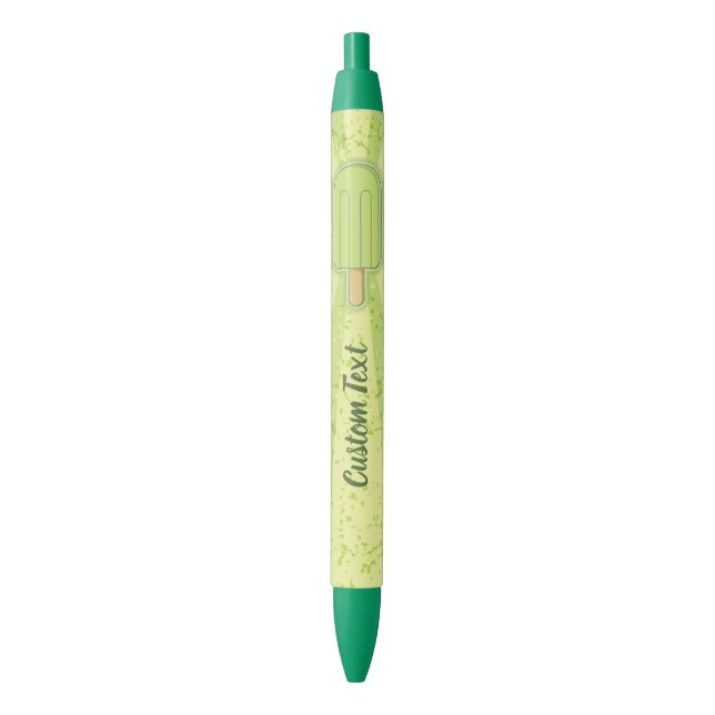Stylo Bleu Bâton de crème glacée de chaux (devant Vertical)