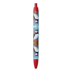 Stylo Bleu Belle peinture d'oiseaux de Puffin de l'Atlantique