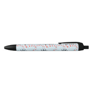 Stylo Bleu Cartes De Poker De Clubs Et Diamants,