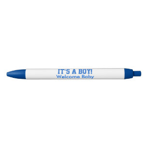 Stylo Bleu C'est un garçon Bienvenue Annonces bébé