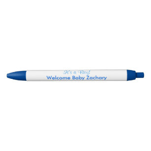 Stylo Bleu C'est un garçon bleu blanc Annonces