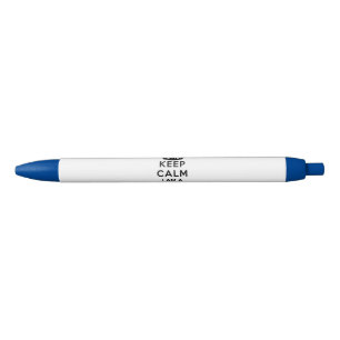 Stylo Bleu couronne rouge Conserver le calme Je suis infirmiè