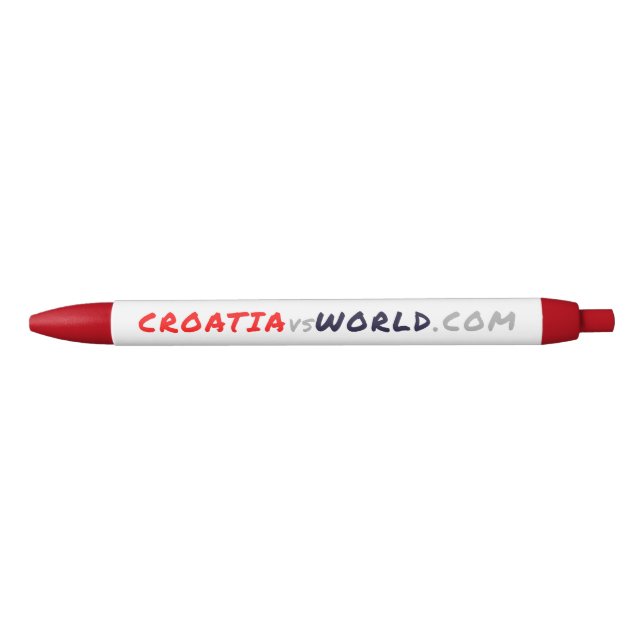 Stylo Bleu CROATIE vs MONDE (Devant)