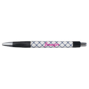 Stylo Bleu de la Marine Noeuds Nautiques
