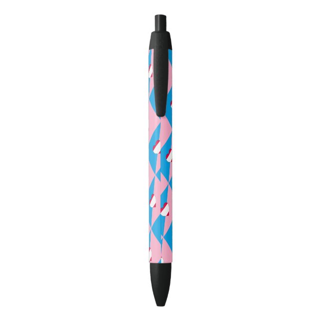 Stylo Bleu Drapeau de fierté de jeu d'âge (Dos (Vertical))