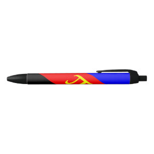 Stylo Bleu Drapeau de fierté polyamoureuse