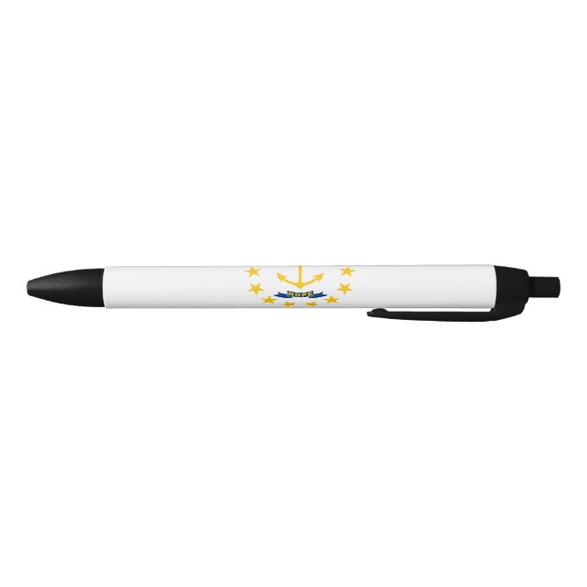 Stylo Bleu Drapeau de l'État de Rhode Island (Bas)