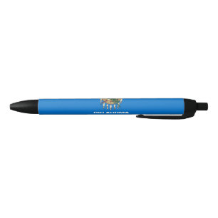 Stylo Bleu Drapeau de l'Oklahoma