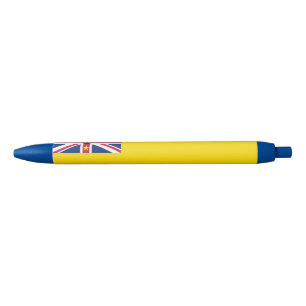 Stylo Bleu Drapeau de Niue