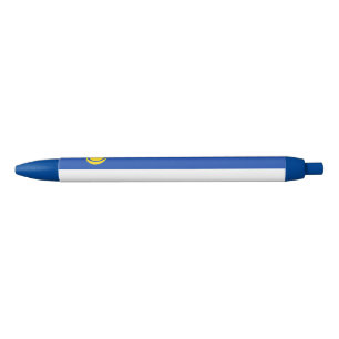 Stylo Bleu Drapeau patriotique de Bouriatie