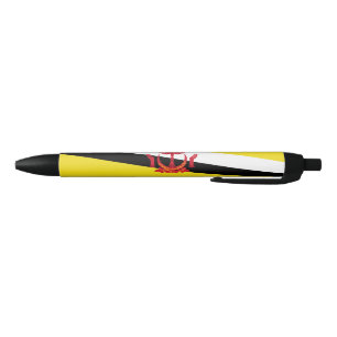 Stylo Bleu Drapeau patriotique de Brunei