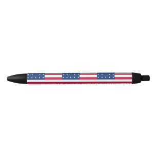 Stylo Bleu Drapeau patriotique de l'atoll de Bikini