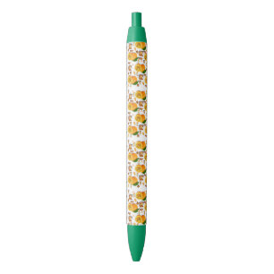 Stylo Bleu Gâteau d'oranges Fée Voitures Bon Anniversaire Sty