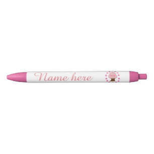 Stylo Bleu Hanami Japonais Cerisier Personnalisé