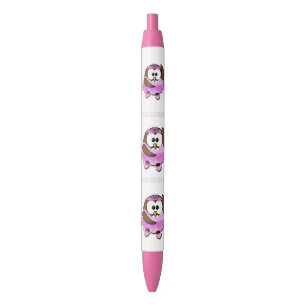 Stylo Bleu hibou de ballerine