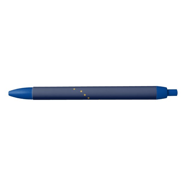 Stylo Bleu Indicateur de l'état de l'Alaska (Devant)