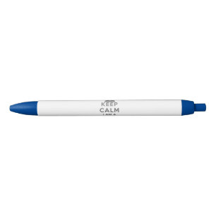 Stylo Bleu Infirmière Symbole Garder le calme Je suis infirmi