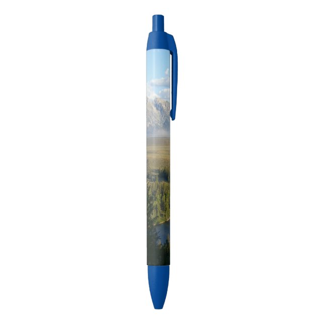 Stylo Bleu Jackson Hole Mountains et River (Bas (Vertical))