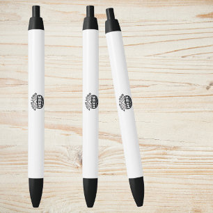 Stylo Bleu Logo commercial promotionnel simple et personnalis