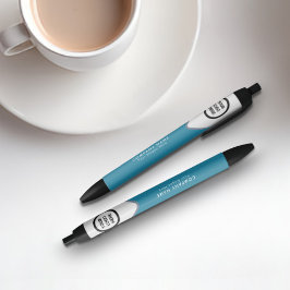 Stylo Bleu Logo d'entreprise personnalisé Swag personnalisé