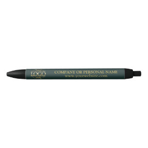 Stylo Bleu Logo professionnel personnalisé Dark Green